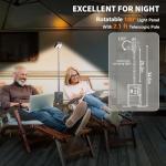 MARBERO 118Wh Portable Power Station with Camping Lights