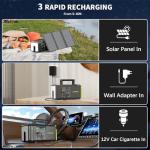 MARBERO 118Wh Portable Power Station with Camping Lights