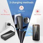 Boogostore 50000mAh Solar Power Bank Fast Charger