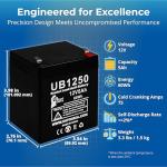 12V 5Ah Battery for Alarm System Backup