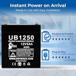12V 5Ah Battery for Alarm System Backup