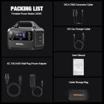 GRECELL 300W Portable Power Station for Outdoor Use