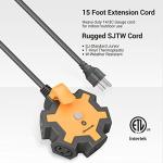 DEWENWILS 5-Outlet Power Strip with 15FT Cord