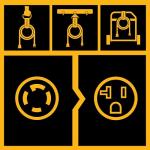 Firman 25ft Heavy Duty Generator Extension Cord