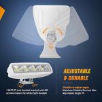 Nilight 72W LED Navigation Lights for Boats