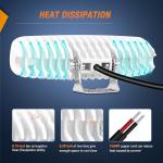 Nilight 72W LED Navigation Lights for Boats