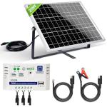 ECO-WORTHY 25W 12V Solar Battery Charger Kit