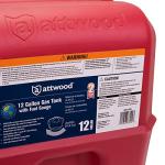 Attwood Portable 12 Gallon Fuel Tank with Gauge