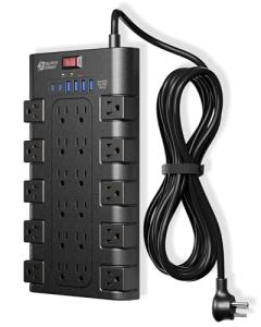 Surge Protector Power Strip with 22 Outlets