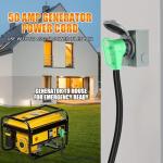 Kanayu 50 Amp RV Generator Extension Cord 6 FT