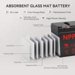 12V 8Ah Rechargeable Lead Acid Backup Battery