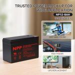 12V 8Ah Rechargeable Lead Acid Backup Battery