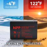 12V 8Ah Rechargeable Lead Acid Backup Battery