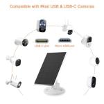 Zivif 2W Solar Panel for Security Cameras (2 Pack)