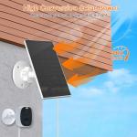 Zivif 2W Solar Panel for Security Cameras (2 Pack)