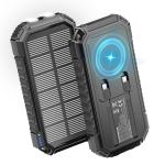 Riapow 27000mAh Solar Power Bank with Fast Charging