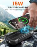 Riapow 27000mAh Solar Power Bank with Fast Charging