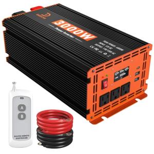 3000W Power Inverter for RVs, Trucks, and Boats