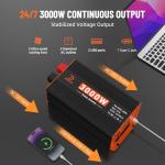 3000W Power Inverter for RVs, Trucks, and Boats