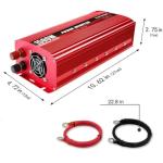 Cantonape 1500W Car Power Inverter with USB