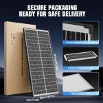 100W Bifacial Solar Panel for RVs and Camping