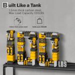 Wall Mount Tool Organizer with Charging Station