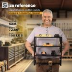 Wall Mount Tool Organizer with Charging Station