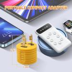 MECMO 30 Amp RV Generator Adapter L5-30 to TT-30