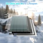 JJN Bifacial 400W High-Efficiency Solar Panels