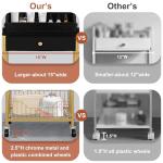 Rolling Makeup Organizer Cart with Hair Tool Holder