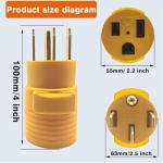 AMAKE 50 Amp Welder Adapter Cord for Generators