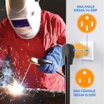 AMAKE 50 Amp Welder Adapter Cord for Generators