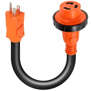 15 Amp to 30 Amp RV Power Adapter with Handle