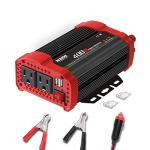 400W Car Power Inverter with Dual USB Ports