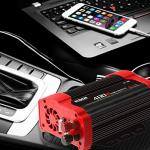 400W Car Power Inverter with Dual USB Ports