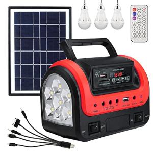 Portable Solar Generator with Battery and Outlets