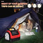 Portable Solar Generator with Battery and Outlets