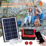 Portable Solar Generator with Battery and Outlets