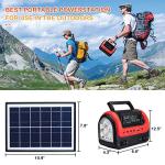 Portable Solar Generator with Battery and Outlets