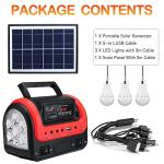 Portable Solar Generator with Battery and Outlets