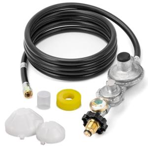 BlueStars 10FT Propane Regulator Hose & Gauge