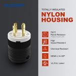 ELEGRP NEMA L14-30P Locking Plug Adapter (2 Pack)