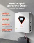VEVOR 3000W Hybrid Solar Power Inverter Charger