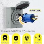30A to 50A RV Power Generator Adapter
