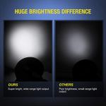 Nilight 4" White LED Backup Lights for Trailers