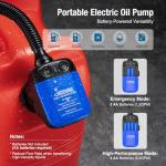 CrestWave Battery-Powered Spill-Free Fuel Transfer Pump