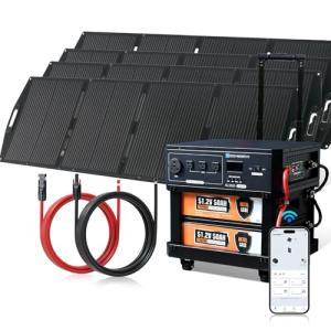 ECO-WORTHY 5120Wh Portable Power Station & Solar Kit