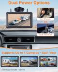 Wireless Solar Backup Camera for Trailers - 1080P