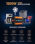 Ampeak 1500W Power Inverter with Dual USB Ports
