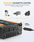 Ampeak 1500W Power Inverter with Dual USB Ports